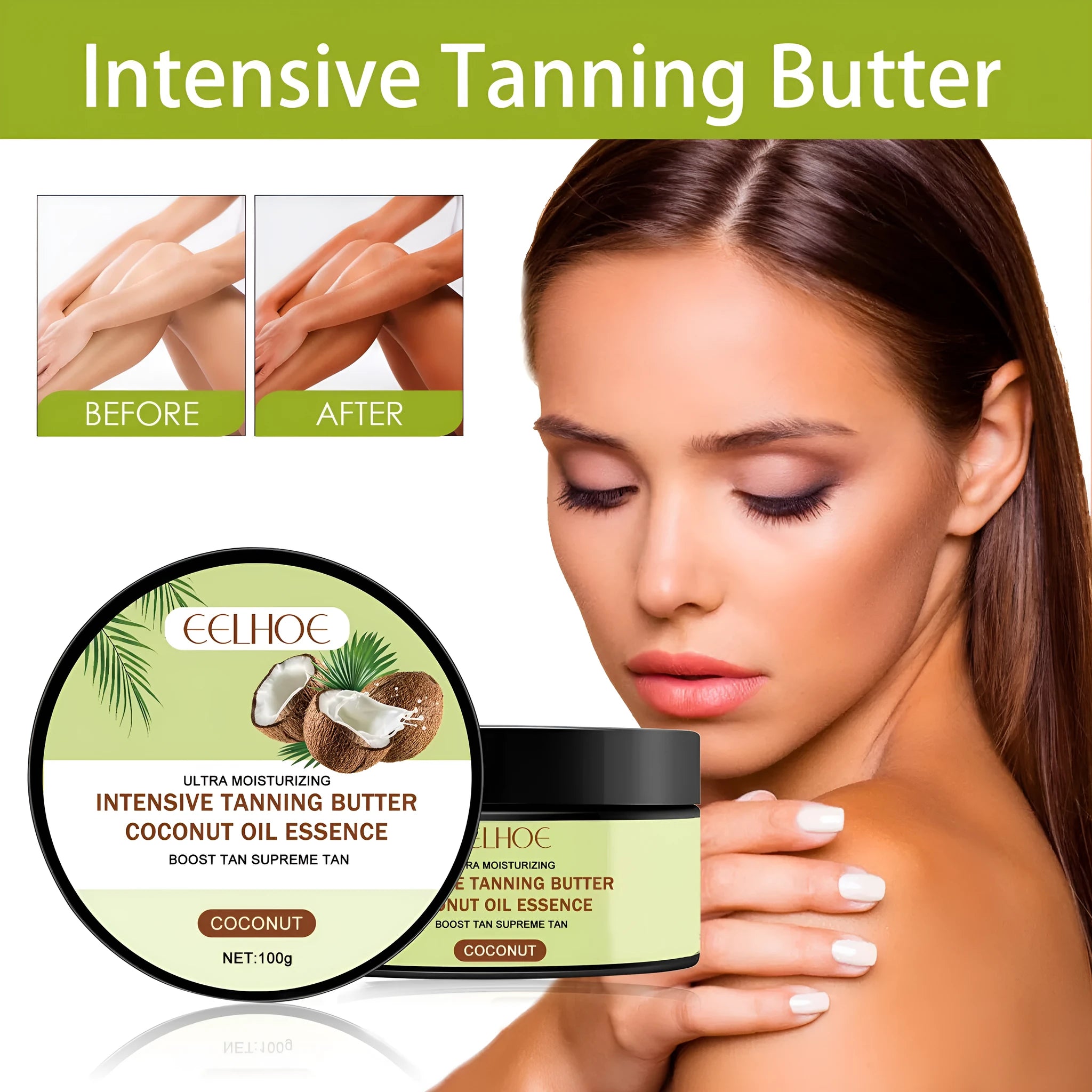 Help Black Frost blackening cream in 100g container with coconut oil and aloe extract formula