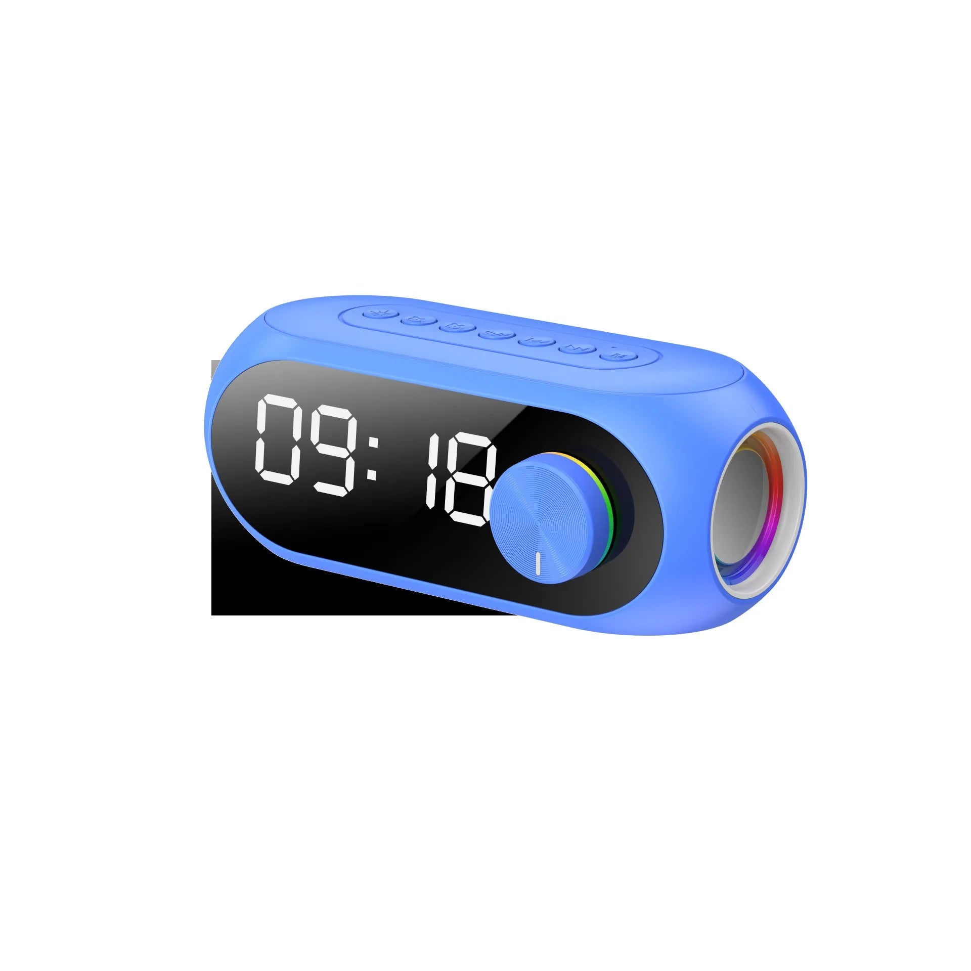 Extra bass portable mini speaker in S8 Black colour with USB charging cable
