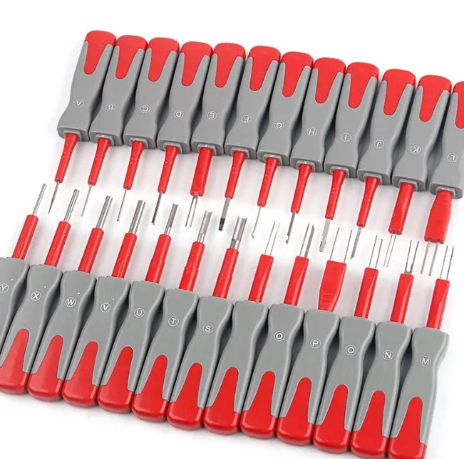 25-piece car terminal removal tool kit for wiring harness disassembly