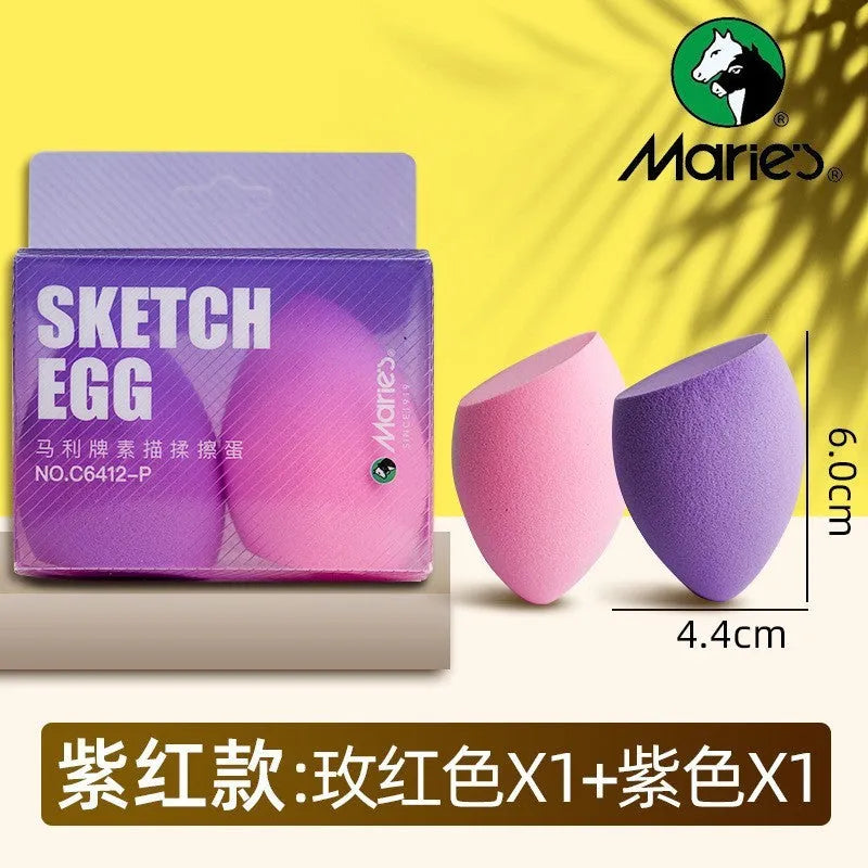 R20212 plastic sketch rubbing knife with fluorescent pen eraser smear tip