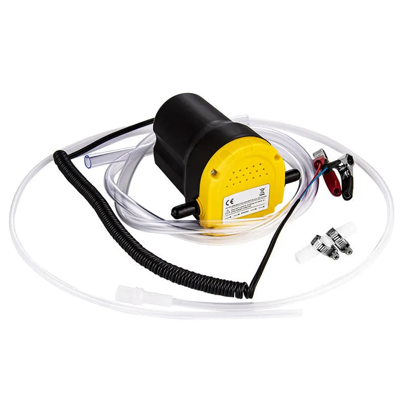 12V electric self-priming oil gear pump with engineering plastic body for fluid transfer