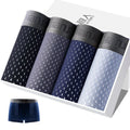 Pair of breathable modal boxer shorts in ice silk fabric, available in large sizes L to 6XL for men
