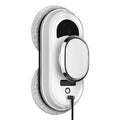 W11 White automatic high altitude cleaning machine with remote control on white background