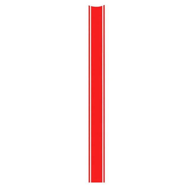 Motorcycle reflective pinstripe sticker roll measuring 50cm by 4.5cm in black, red, silver, yellow options