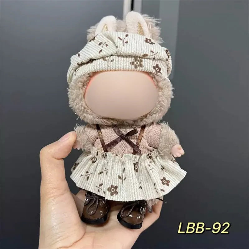17cm plastic doll costume for vinyl figurines in multiple LBB design styles