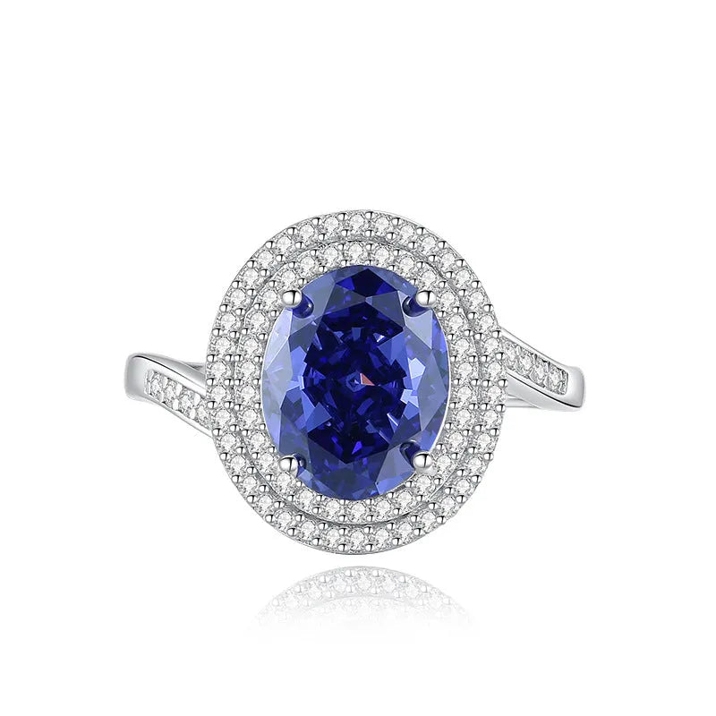 Heart-shaped sterling silver women's ring with a faceted ice flower cut zircon stone in a tan sang colour.