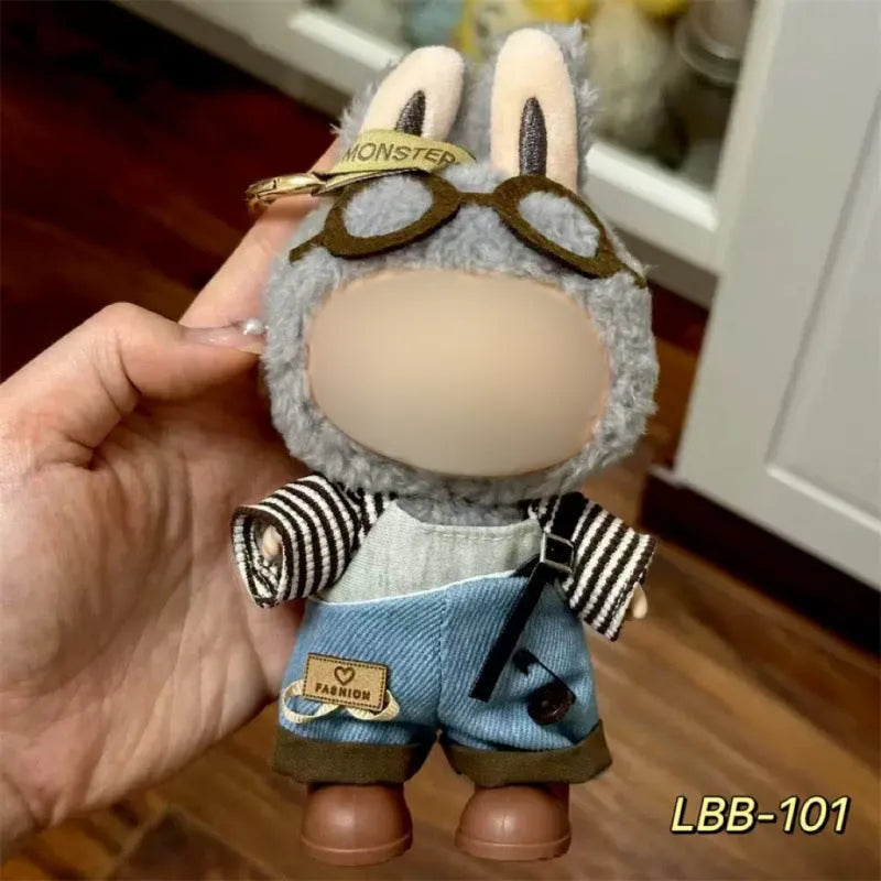 17cm plastic doll costume for vinyl figurines in multiple LBB design styles