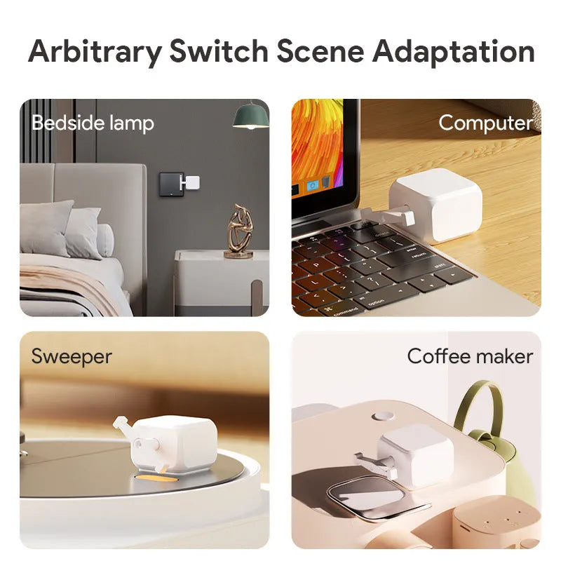 White Bluetooth rocker arm finger robot toy with remote control, dimensions 53x29x14mm.