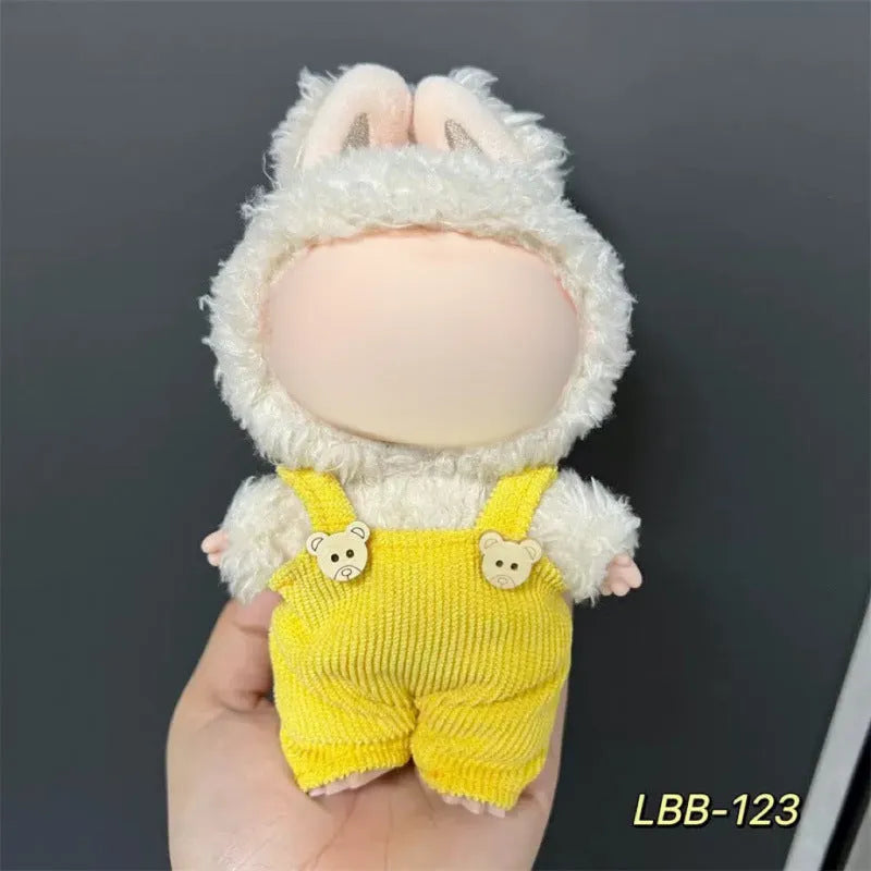 17cm plastic doll costume for vinyl figurines in multiple LBB design styles