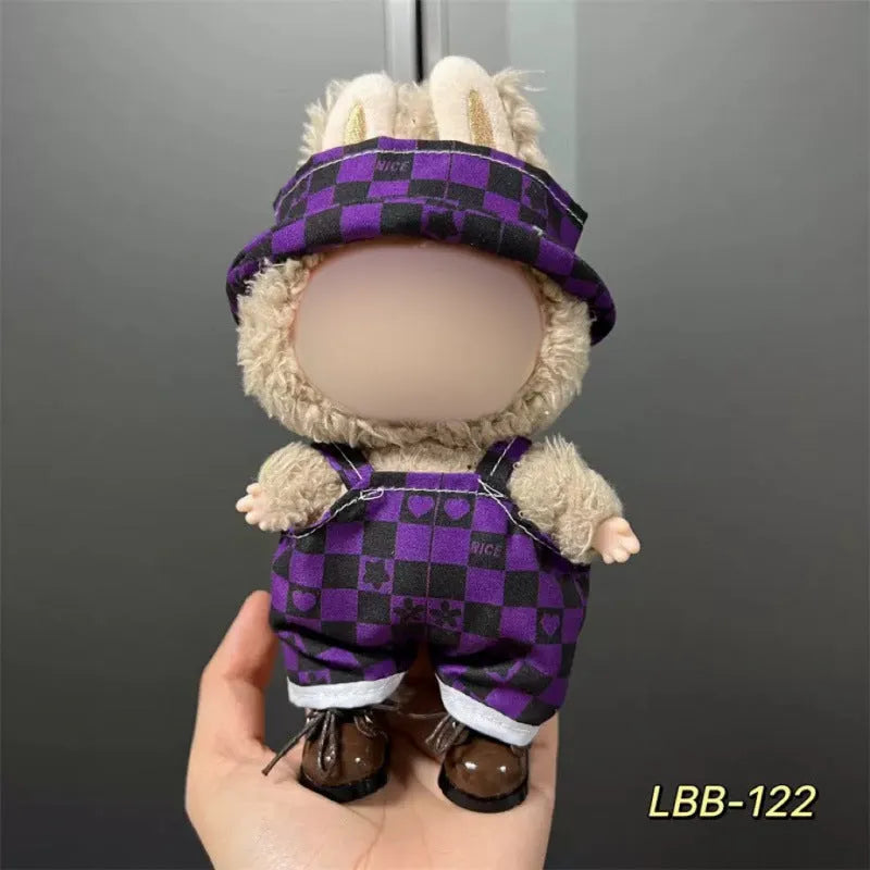 17cm plastic doll costume for vinyl figurines in multiple LBB design styles