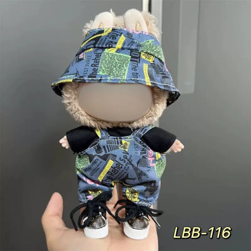 17cm plastic doll costume for vinyl figurines in multiple LBB design styles