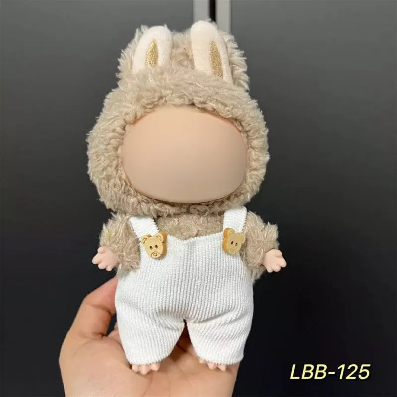 17cm plastic doll costume for vinyl figurines in multiple LBB design styles
