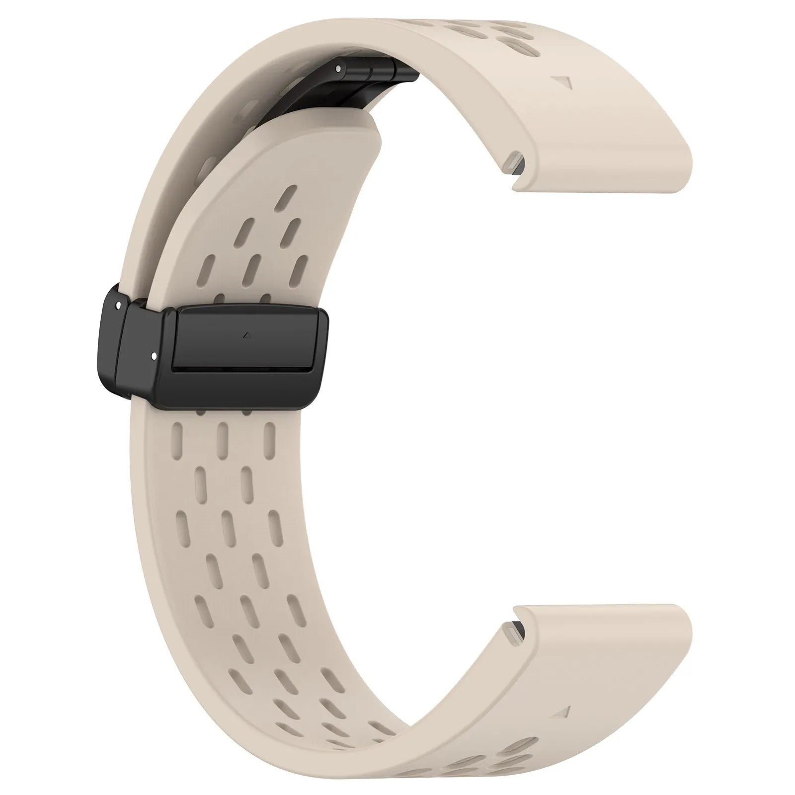 Garmin Fenix quick release silicone watch strap in multiple colours on a grey background.
