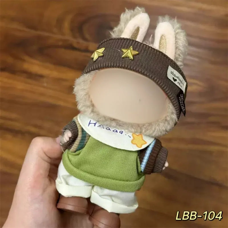 17cm plastic doll costume for vinyl figurines in multiple LBB design styles