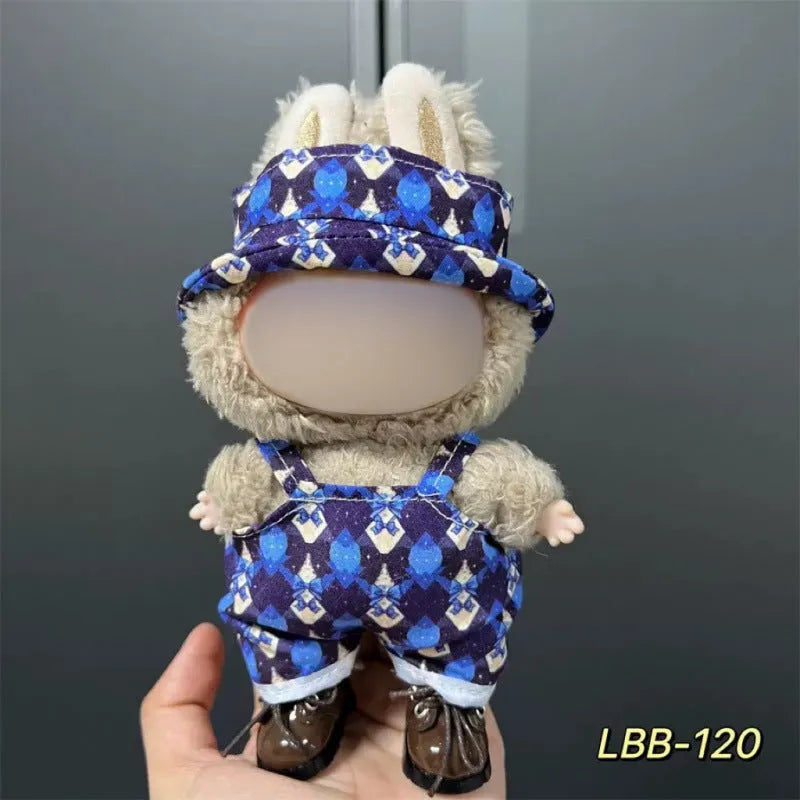 17cm plastic doll costume for vinyl figurines in multiple LBB design styles