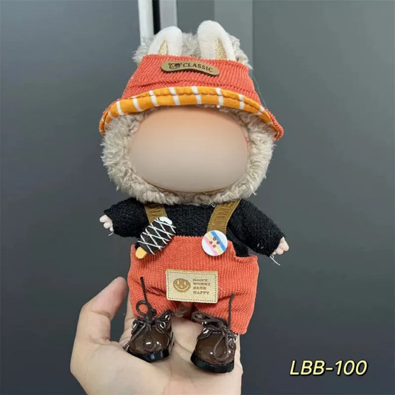 17cm plastic doll costume for vinyl figurines in multiple LBB design styles
