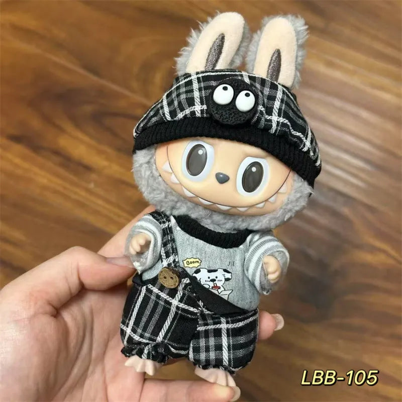 17cm plastic doll costume for vinyl figurines in multiple LBB design styles