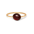 Geometric agate ring for women with original niche design in various colour options