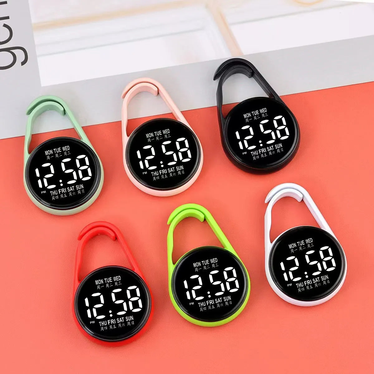Mini LED luminous electronic watch with waterproof design in various colour options