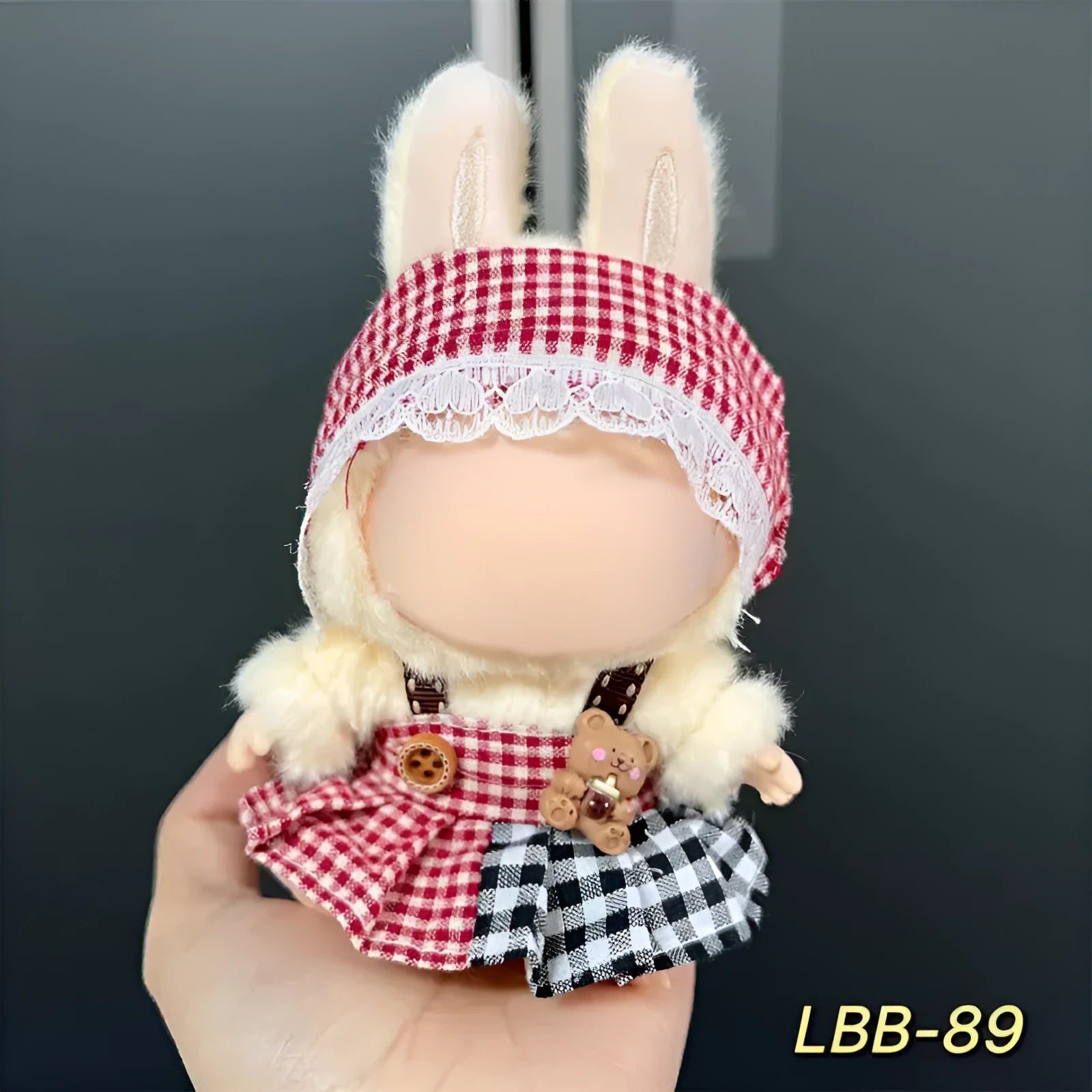 17cm plastic doll costume for vinyl figurines in multiple LBB design styles