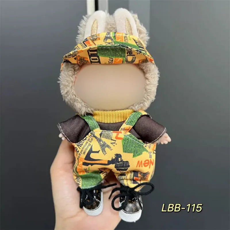17cm plastic doll costume for vinyl figurines in multiple LBB design styles