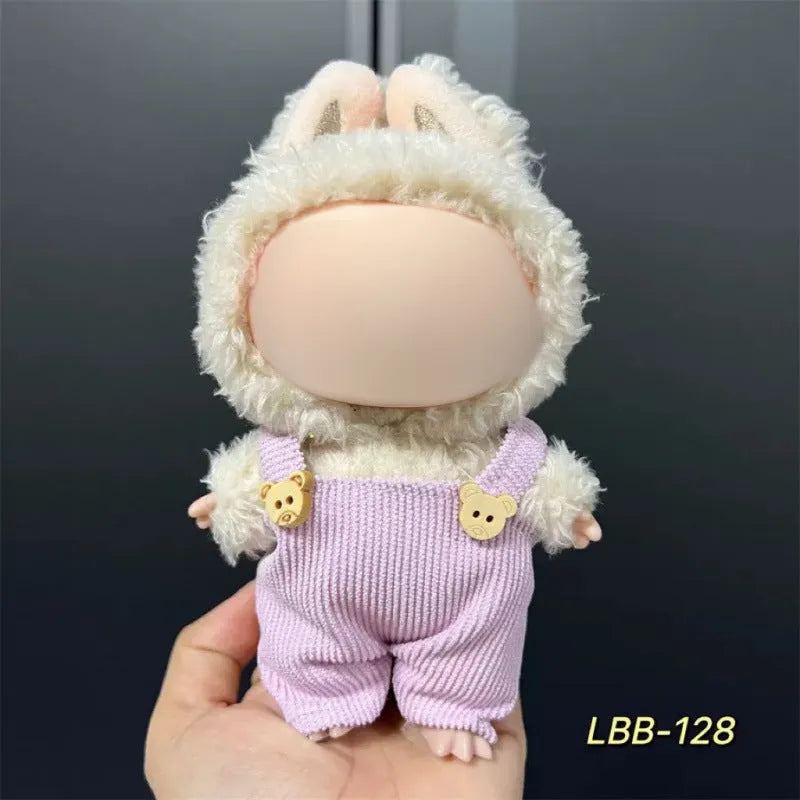 17cm plastic doll costume for vinyl figurines in multiple LBB design styles