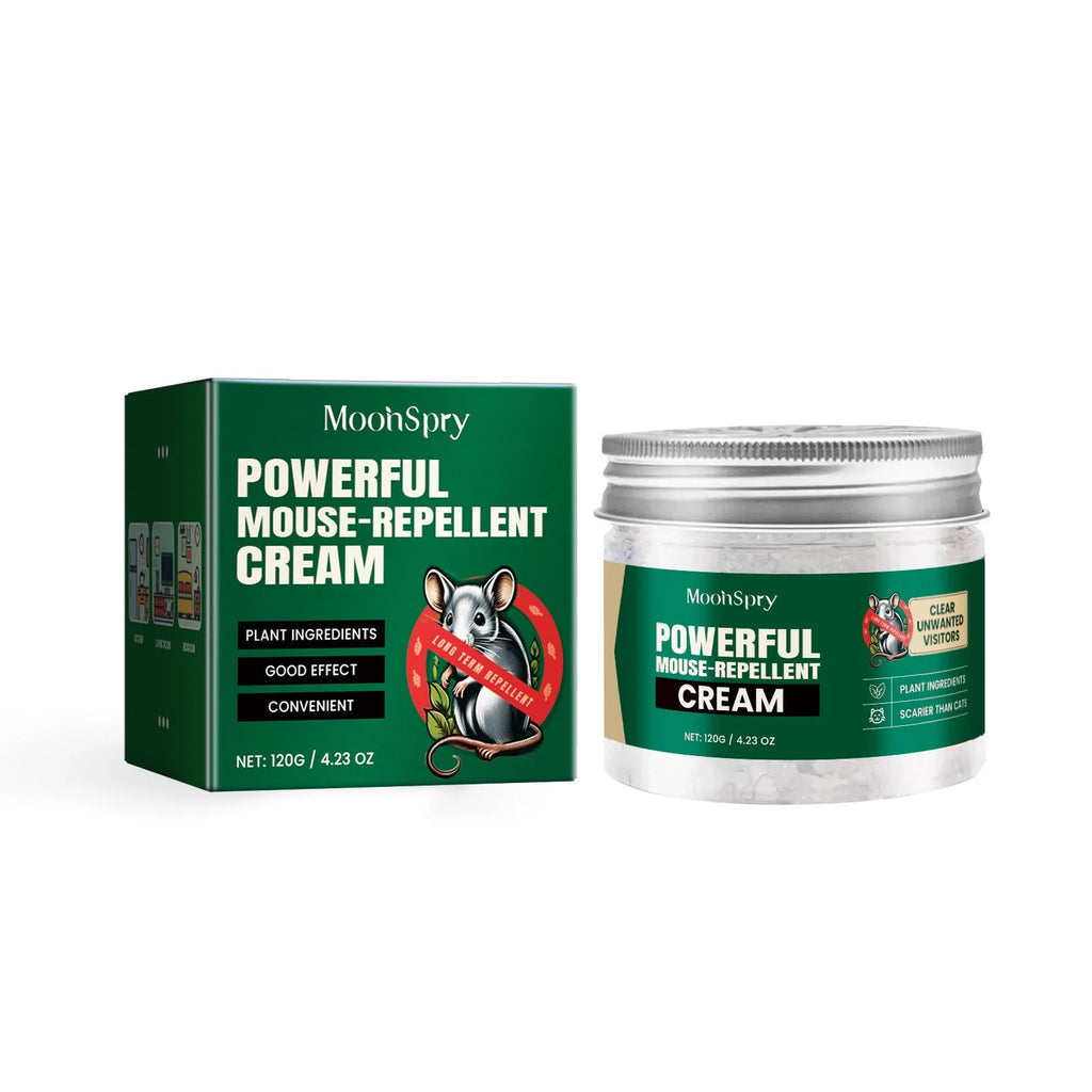 60ml rat repellent spray bottle with botanical essential oil formula for home and car use.