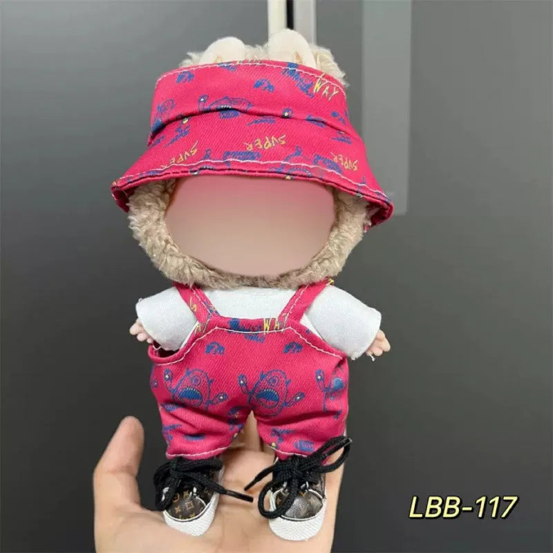 17cm plastic doll costume for vinyl figurines in multiple LBB design styles