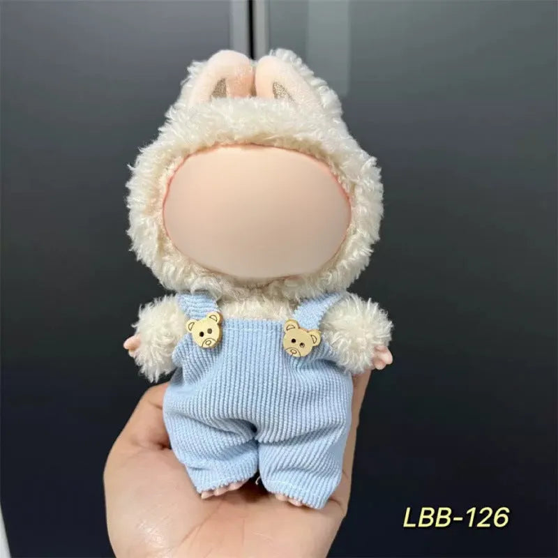 17cm plastic doll costume for vinyl figurines in multiple LBB design styles