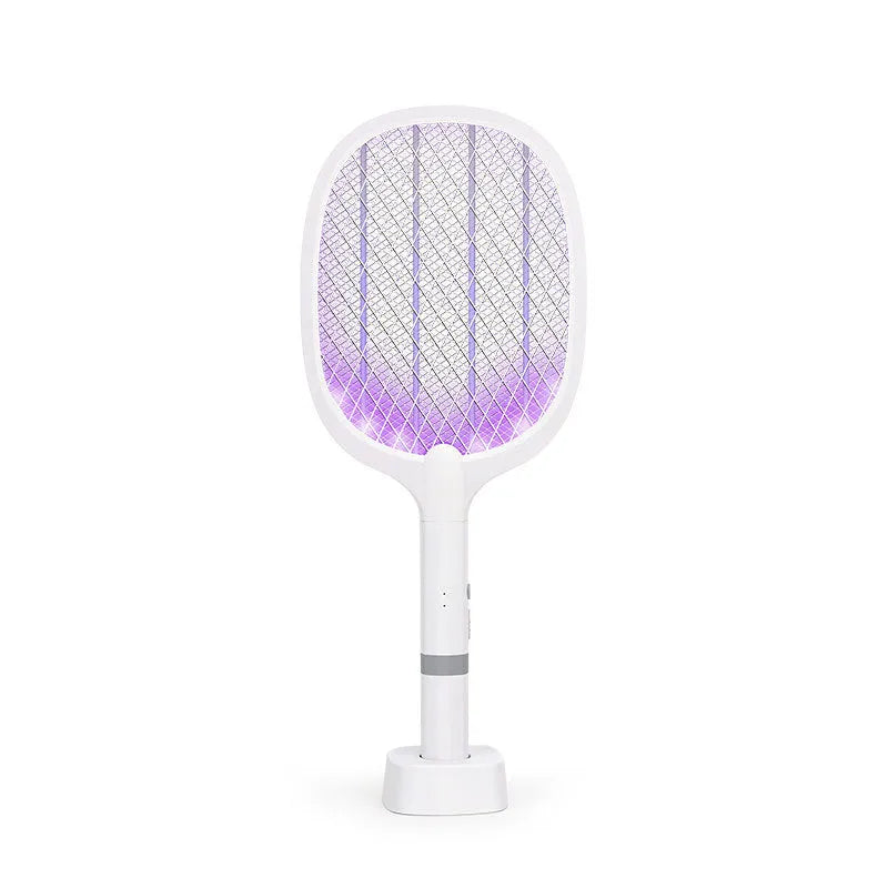 Rechargeable electric mosquito swatter with ABS plastic shell for household insect control