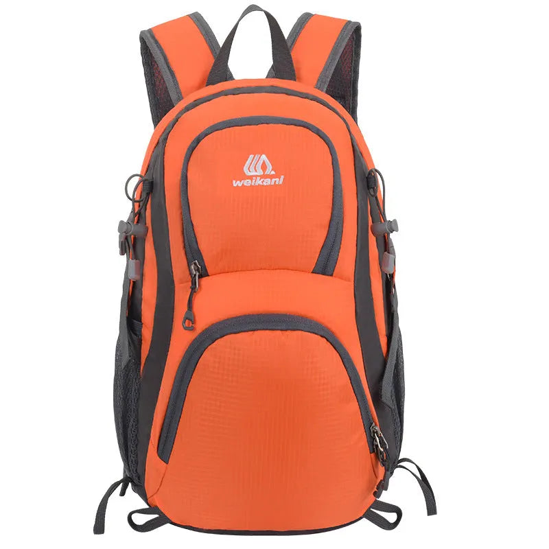 20L capacity multi-functional sports backpack in Oxford cloth with an air pillow belt, shown in one of six colour options.