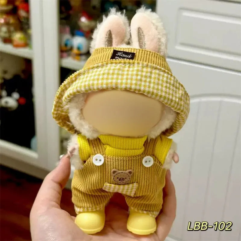 17cm plastic doll costume for vinyl figurines in multiple LBB design styles