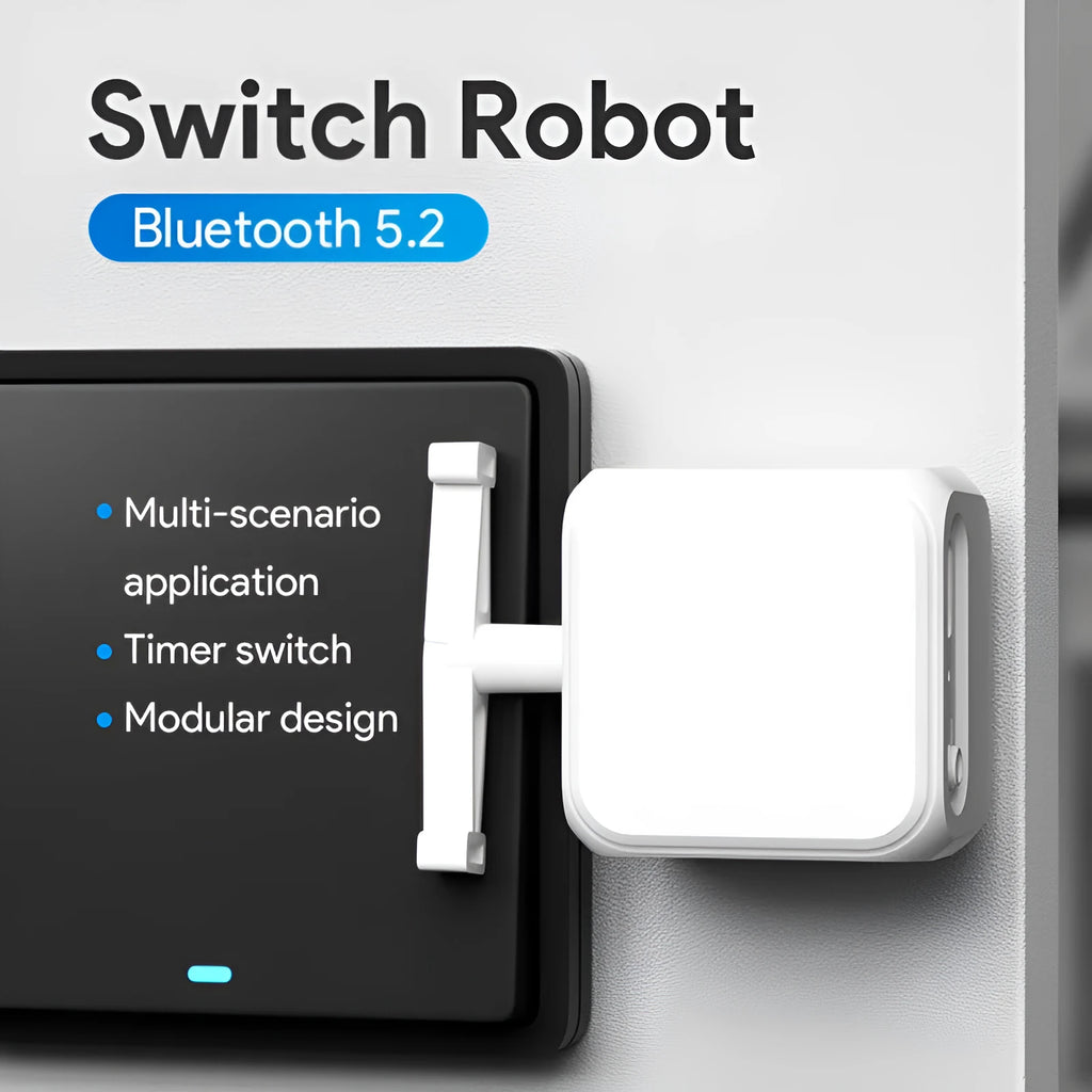 White Bluetooth rocker arm finger robot toy with remote control, dimensions 53x29x14mm.