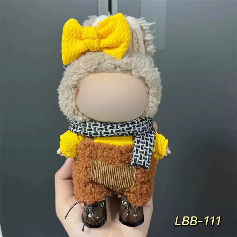 17cm plastic doll costume for vinyl figurines in multiple LBB design styles