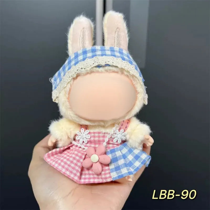 17cm plastic doll costume for vinyl figurines in multiple LBB design styles