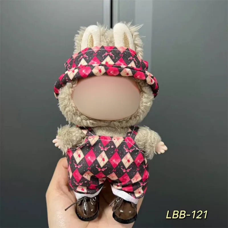 17cm plastic doll costume for vinyl figurines in multiple LBB design styles