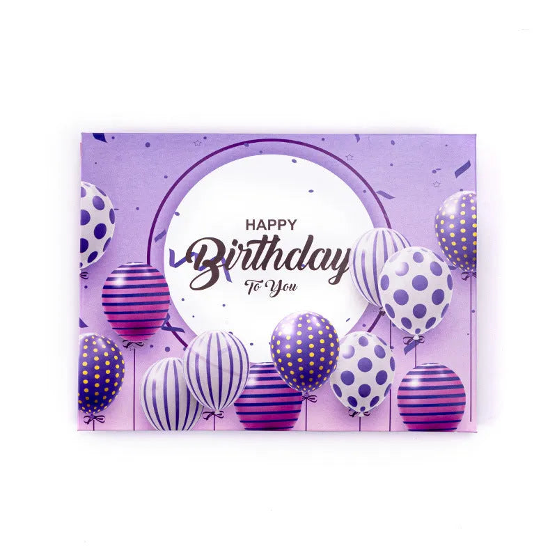 Chinese ink style 3D pop-up greeting card showing manual folding detail.