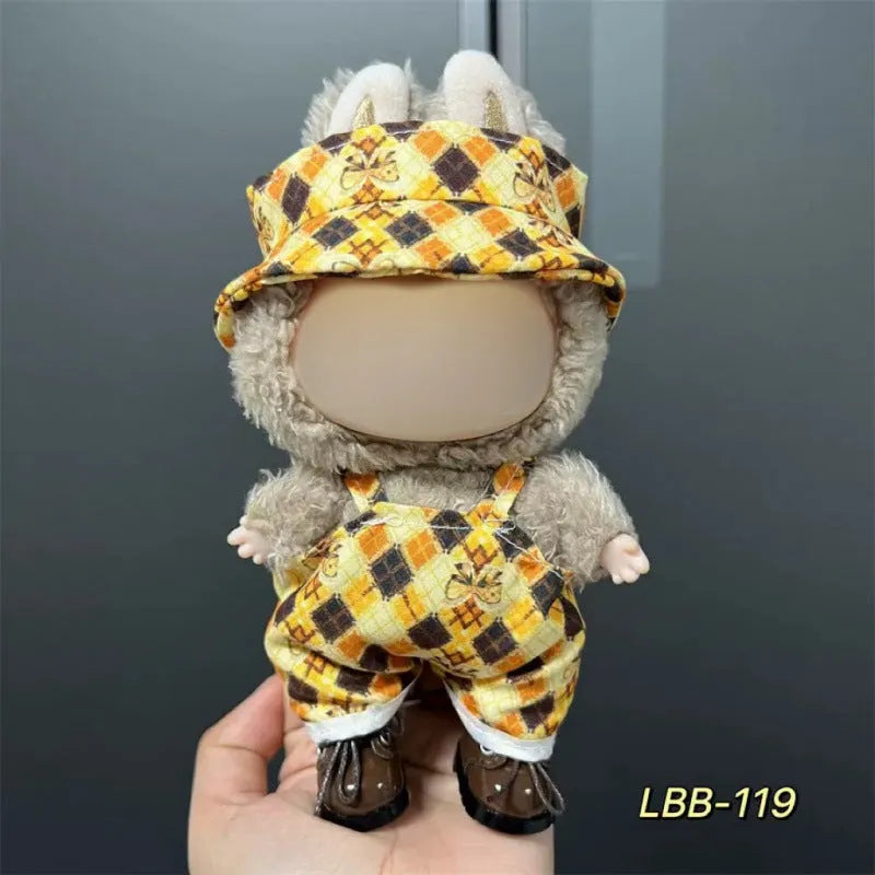 17cm plastic doll costume for vinyl figurines in multiple LBB design styles