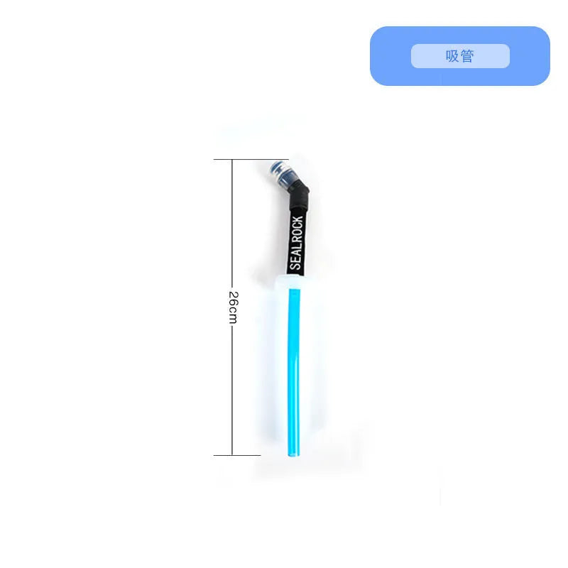 Off-road rough portable plastic hydration straw with suction tube for climbing and biking