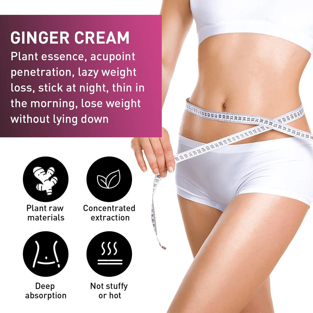 15g tube of ginger body cream for thigh slimming and tightening