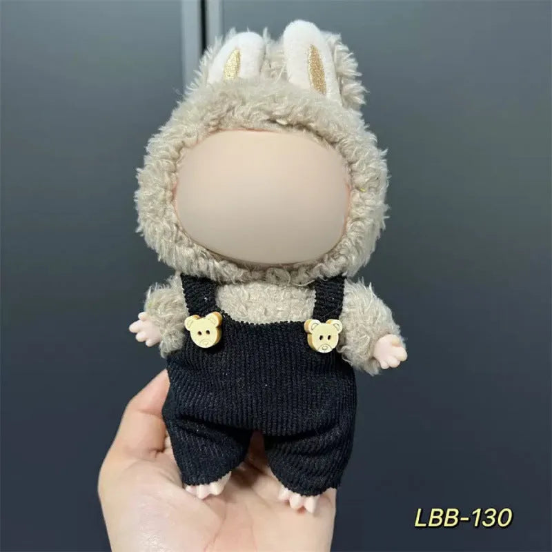 17cm plastic doll costume for vinyl figurines in multiple LBB design styles