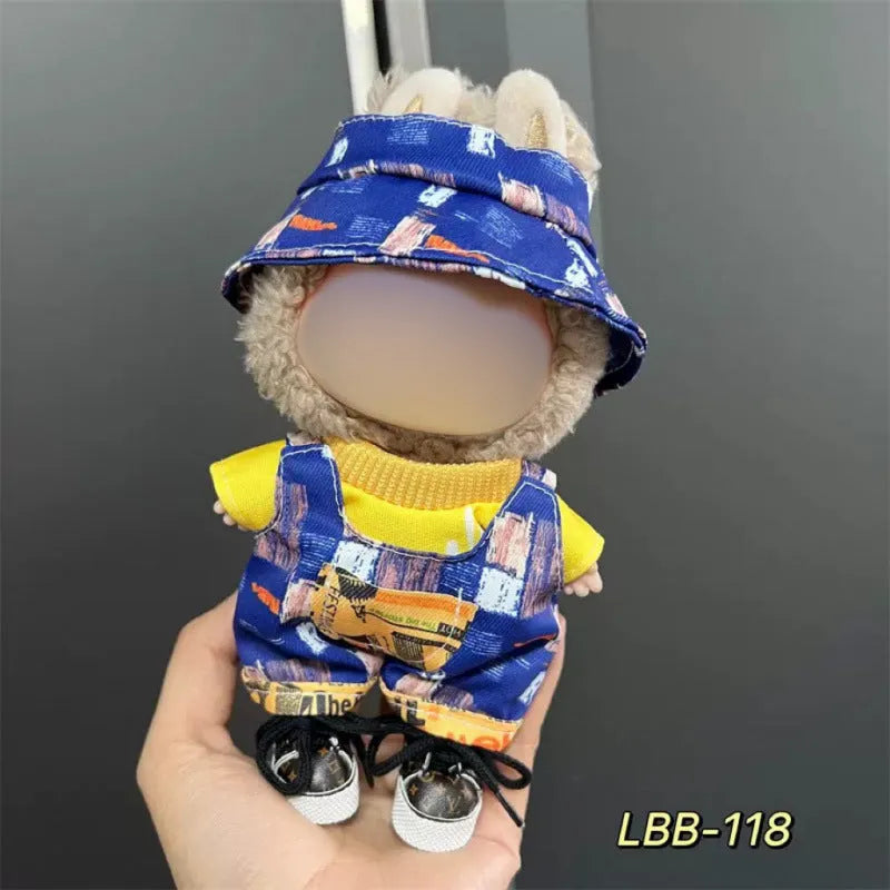 17cm plastic doll costume for vinyl figurines in multiple LBB design styles