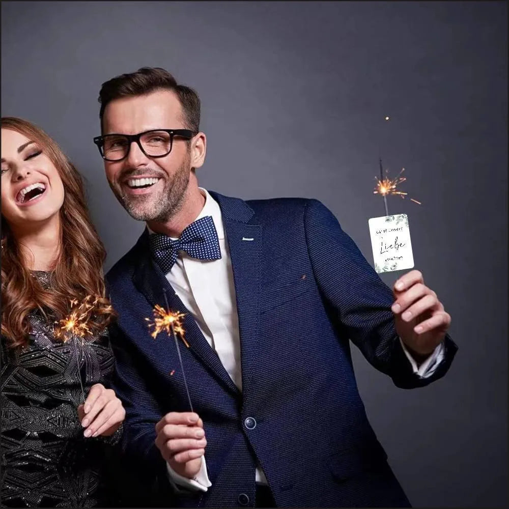 G45 style fireworks decorative labels with love sparkling designs for wedding baptism communion celebrations