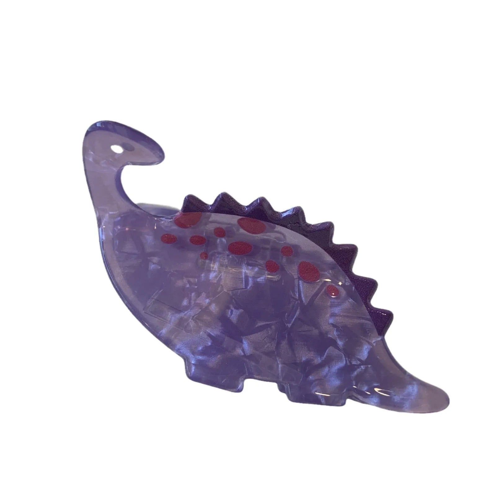 Dinosaur acrylic jaw clip hairpin in six colour variations with grip-style design