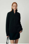 Loose lapels wool bandage dress in black or grey for autumn winter wear