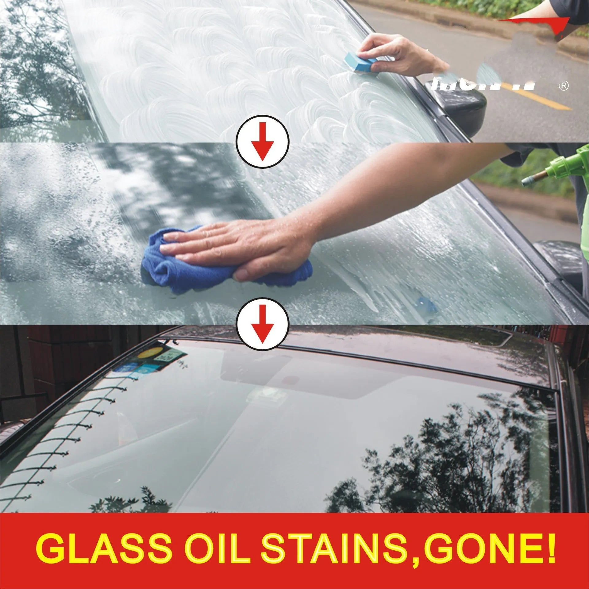 White English version bag containing 15ml automotive glass rainproof anti-fog agent