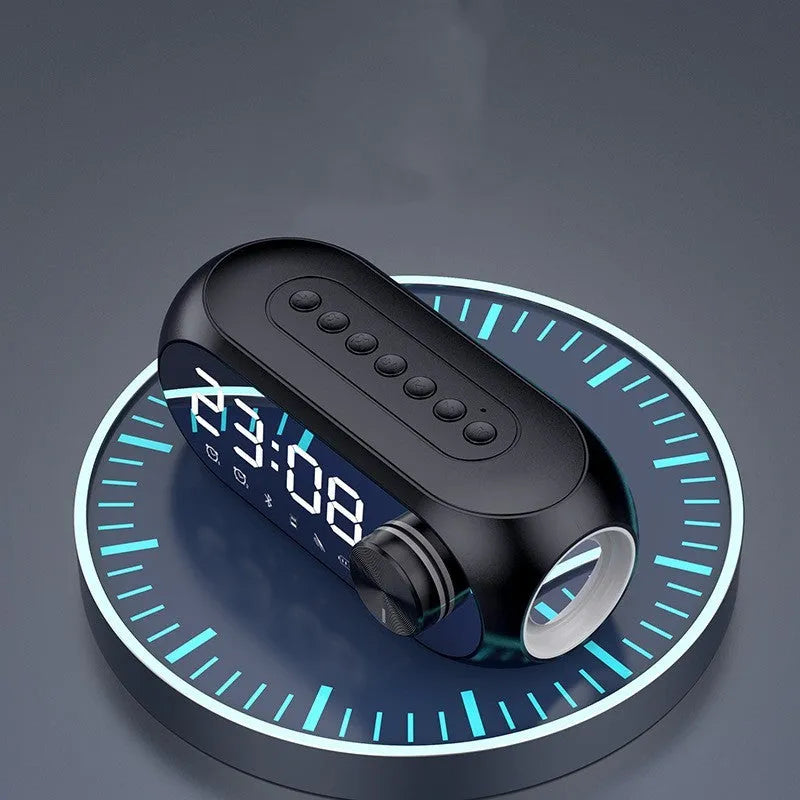 Extra bass portable mini speaker in S8 Black colour with USB charging cable