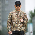 Bone Frog Peak Breaker black soft shell tactical jacket for mountaineering and camping