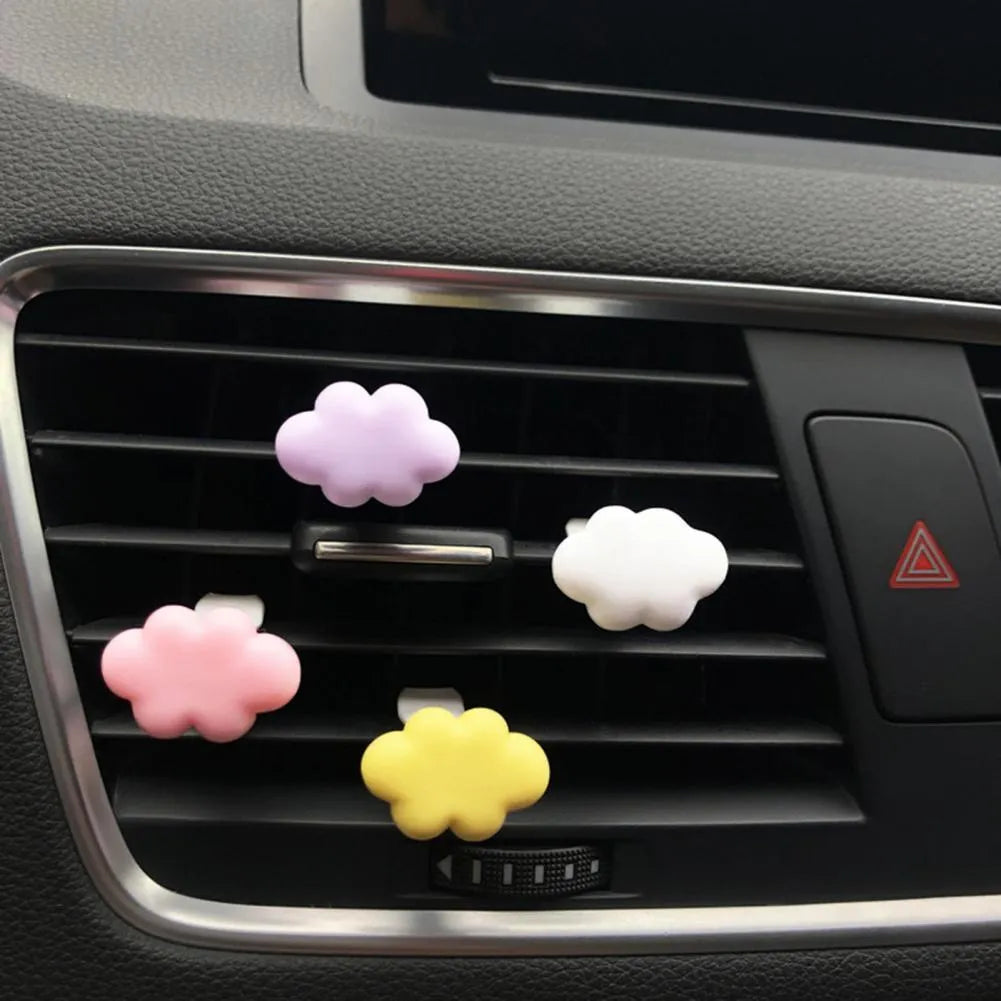 Resin cartoon car air freshener clip in multiple colours for vehicle vent attachment