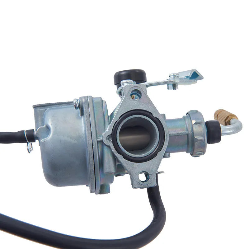 Motorcycle carburetor assembly with flat suction plunger design in Ba Jia and PE26 specifications